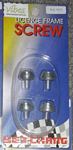 Vibes Silver Aluminum License Plate Screws Free with Orders Over $20
