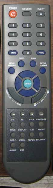 Misc Farenheit DVD Player Remote