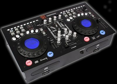 MR DJ CD-MIX500 Professional Dual CD / MP3 / USB / SD Mixing Console