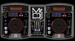 MR DJ CD-MIX800 Pro Mixer with Built-In Dual CD / MP3 Player, Dual SD, Dual USB