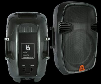 MR DJ PBX-2100 12 Inch 1600 Watt Portable Passive Full Range Speaker