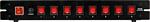 MR DJ PSC-200 8 Channel 15 AMP Power Panel Power Strip with Lighted Toggles
