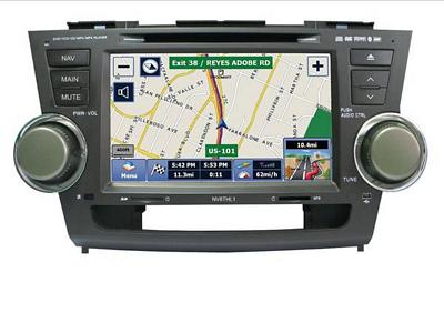 Myron Davis NV8THL1 8 Inch 2008-2011 Toyota Highlander Vehicle Specific In-Dash Navigation with Bluetooth