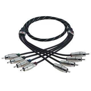 Orion Wired ORC3E4 Expert Series Audiophile Twisted Pair 4 Channel RCA Cable 3ft