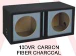Atrend 10DVR-Charcoal Dual 10 Inch Vented Carbon Colors Subwoofer Box