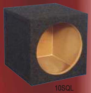 Atrend 10SQL Single 10 Inch Sealed Subwoofer Box .75 Cu Ft