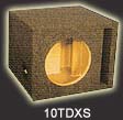 Atrend 10TDXS Single 10 Inch Vented Subwoofer Box