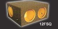 Atrend 10FSQ 4 - 10 Inch Sealed 2-FRONT/2-SIDE Subwoofer Box