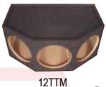 Atrend 10TTM Triple 10 Inch Sealed COMPACT Subwoofer Box