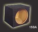 Atrend 12SA Single 12 Inch Small Sealed Subwoofer Box .93 Cu Ft