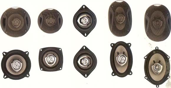 Kole KPS-402N 4 Inch 2 Way Speakers