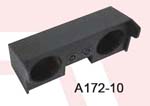 Atrend A172-10 Dual 10 Inch Down Fire 04+ GM COLORADO / CANYON Subwoofer Box Bedliner Finish