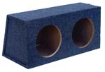 XScorpion DHF 12-1.5 Dual 12 Inch Hatchback Subwoofer Box 1.5 Cu Ft