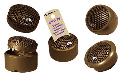 CDT Audio DRT-26 1 Inch Silk modular tweeter system W/LP-1 add $10.00