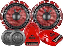 Earthquake FC6.2-R Focus Series 6.5 Inch 2 Way Component Set Speakers