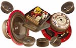 CDT Audio HD-62US/M6 High Definition 6.7 Inch 2 Way Component Set with 1 Inch WS-100i Upstage Kit 230 RMS