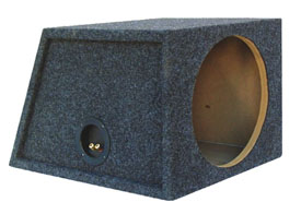 XScorpion SHF 10-1.0 Single 10 Inch Hatchback Subwoofer Box 1.0 Cu Ft