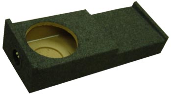 XScorpion X7990-10 Single 10 Inch 97+ Ford Ext / Cab Crew Cab Custom Subwoofer Box Under passengers Seat