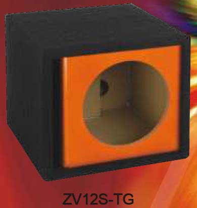 Atrend ZV12S-LG Single 12 Inch Vented Kandy LIMEGREEN Subwoofer Box