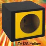 Atrend ZV12S-YL Single 12 Inch Vented Kandy LIME YELLOW Subwoofer Box