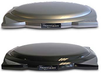 TracVision A7RR Low Profile Roof Rack Mobile In-Motion Satellite System Black
