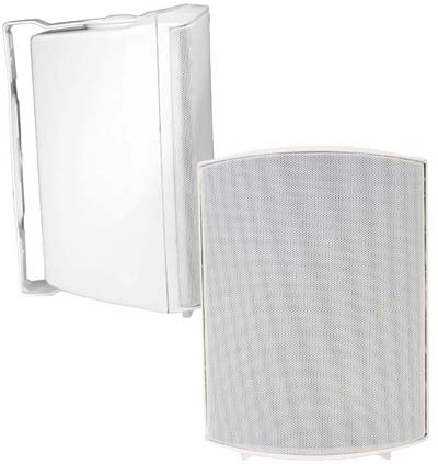 Earthquake AWS-602W 6.5 Inch 2 Way 150 Watt Indoor/Outdoor Speakers (White)