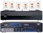 Russound CAA66L 6 Zone 6 Source Audio Controller Kit with 6 LCD Keypads