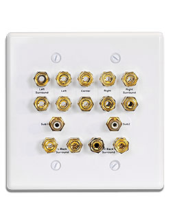 Russound HTP-2 Home Theater Plate for 5.1, 6.1 or 7.1-channel surround sound speaker systems