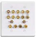 Russound HTP-2 Home Theater Plate for 5.1, 6.1 or 7.1-channel surround sound speaker systems