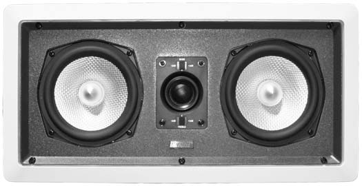 Earthquake IMAGE-C25 Dual 5.25 Inch 2 Way 200 Watt LCR In-Wall Speaker