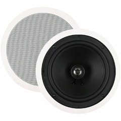 BIC M-SR8 8 Inch 125-Watt 2-Way Ceiling Speaker with Swivel Tweeters /ea