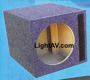 XScorpion SSVD-10 Single Vented 10 Inch Diamond Audio Subwoofer Box