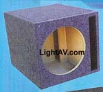 XScorpion SSVD-10 Single Vented 10 Inch Diamond Audio Subwoofer Box