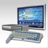 TracVision TracNet100 01-0274-03 In-Motion Mobile Internet Access and MSN TV Service System with Glass Mount Antenna