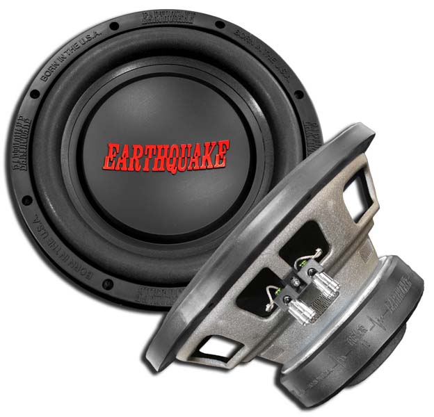 Earthquake Tremor-X108 10 Inch Single 8 Ohm Voice Coil 500W Max Subwoofer
