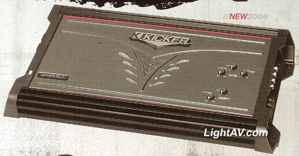 Kicker ZX500.1 ZX 500 Watt RMS at 2 Ohms Class D Mono Subwoofer Amplifier