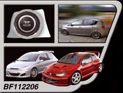 Bassforms SAATI110206 2000-UP Peugeot 206 10 Inch Custom Fiberglass Subwoofer Box, Right Side
