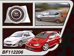Bassforms SAATI110206 2000-UP Peugeot 206 10 Inch Custom Fiberglass Subwoofer Box, Right Side