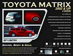 Bassforms SAATI110MTRX 2002-08 Toyota Matrix 10 Inch Custom Fiberglass Subwoofer Box Right Side