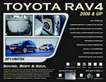 Bassforms SAATI110RAV4 2006-09 Toyota RAV4 10 Inch Custom Fiberglass Subwoofer Box, Right, New Body Style