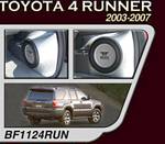 Bassforms SAATI1124RUN 2003-UP Toyota 4 Runner 12 Inch Sealed Custom Fiberglass Subwoofer Box, Right Side, Use Trunk Space