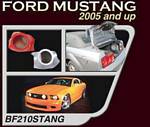 Bassforms SAATI210STANG 2005+ Ford Mustang Coupe/Convertible 10 Inch Custom Fiberglass Subwoofer Box, Right/Left