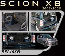 Bassforms SAATI210XB 2003-06 SCION Xb 10 Inch Custom Fiberglass Subwoofer Box, Right OR Left, each