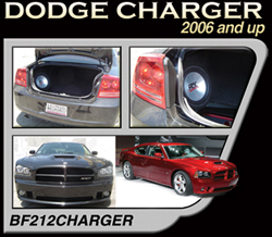 Bassforms SAATI112CHARGER 2006+ Dodge Charger RT & SRT-8 12 Inch Sealed Custom Fiberglass Subwoofer Box, Right Side