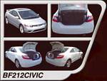Bassforms SAATI212CIVIC 2006-Up Honda Civic Coupe 12 Inch Sealed Custom Fiberglass Subwoofer Box Right OR Left