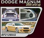 Bassforms SAATI210MAG 05-Up Dodge Magnum 10 Inch Sealed Custom Fiberglass Subwoofer Box, Right OR Left