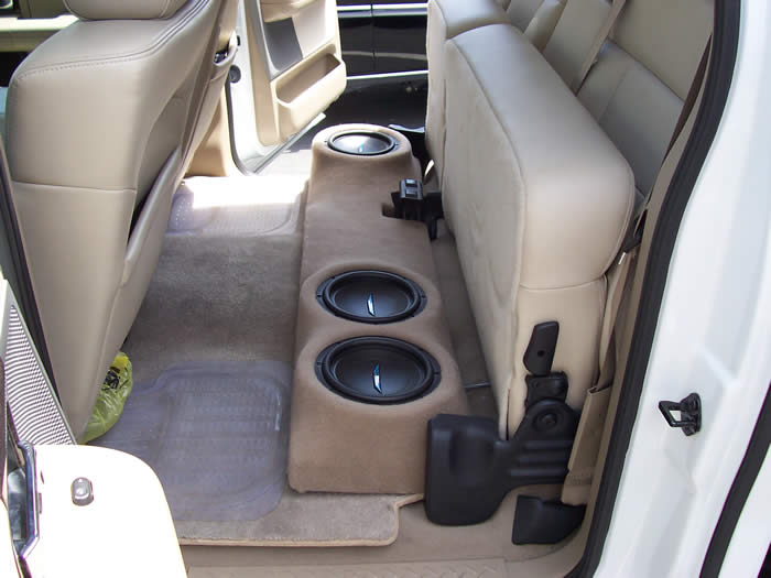 Bassforms SAATI38F150 2004-08 Ford F-150 Super Crew / Super Cab 3 - 8 Inch Custom Fiberglass Subwoofer Box
