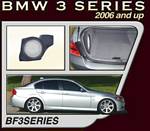 Bassforms SAATI3SERIES BMW 2006-Up 3 Series Sedan Only 12 Inch Sealed Custom Fiberglass Subwoofer Box, Left