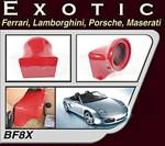 Bassforms SAATI8X Ferrari 360 / F430 Spider or Modena 8 Inch Compact Sealed Custom Fiberglass Subwoofer Box, Most Exotics