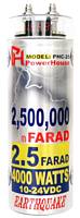 Earthquake PHC-25 2.5 Farad Power Stiffening Capacitor